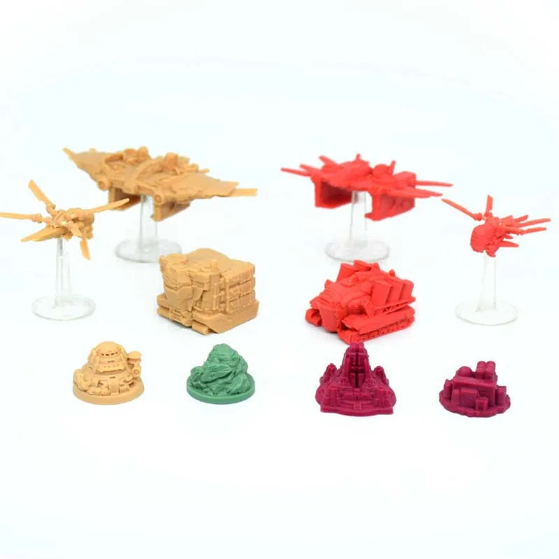 Miniaturas De Jogos De Tabuleiro TRPG , Figuras De Modelo De Base De Deserto De Ficção Científica , Nave Espacial E Cast