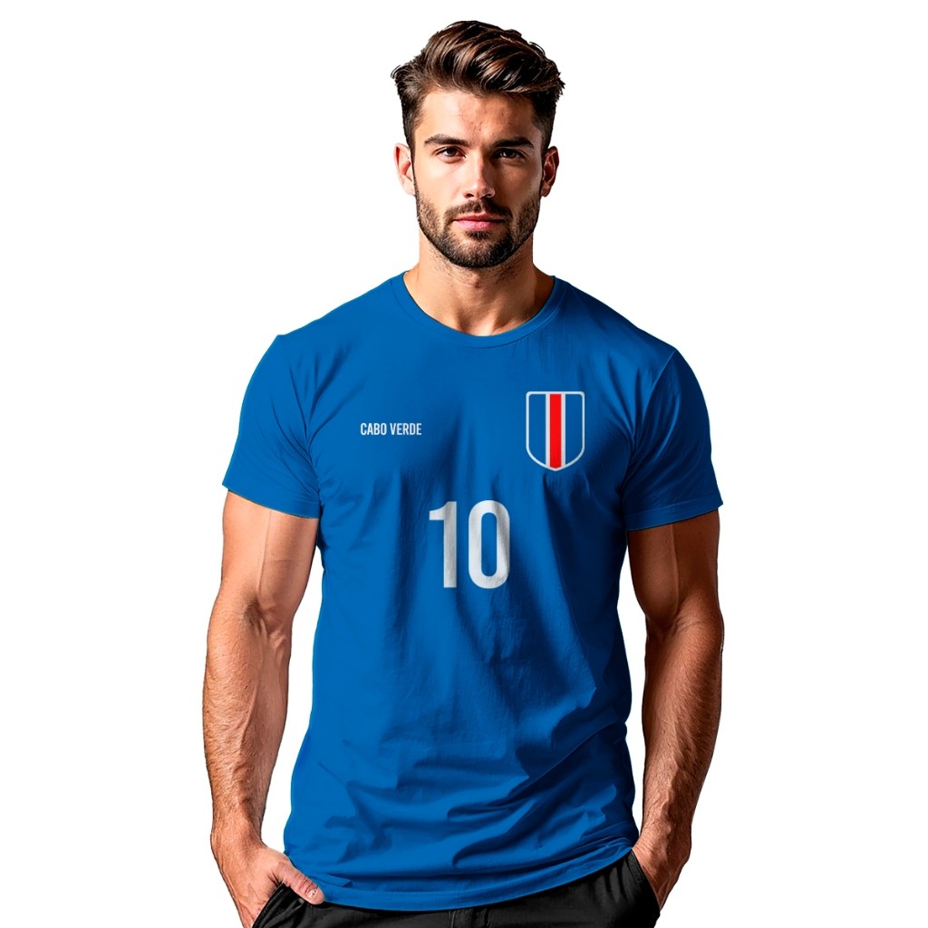 Camiseta blusa Camisa Cape verde Futebol Cabo Verde 26