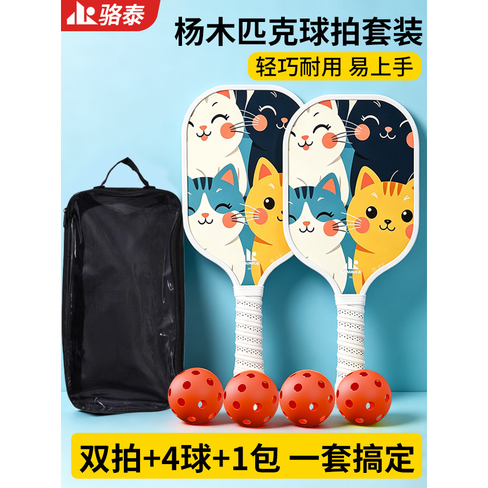 Raquete de pickleball conjunto completo iniciante pai-filho duplo críquete conjunto infantil pickleball loja principal o