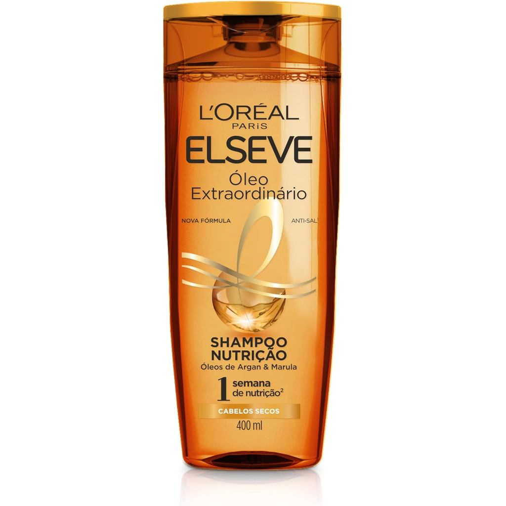 Shampoo L'Oréal Paris Elseve Óleo Extraordinário 400ml