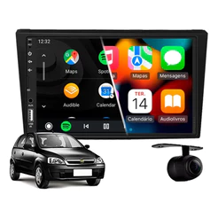 Central Multimídia Carplay Chevrolet Corsa 2002 À 2012