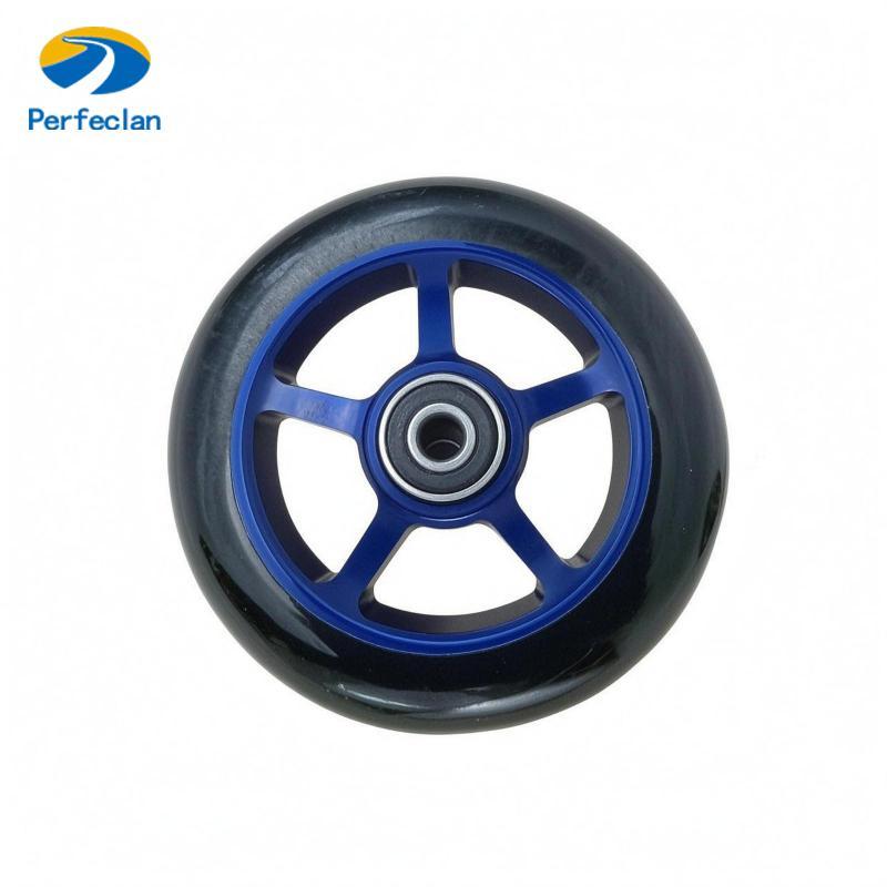 Rodas De Skate Com Cubo De Cinco Raios Perfeclan 100x24mm Roda De Liga PU Para Conjunto De E Acessórios De Bicicleta