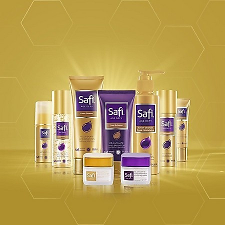 Essência De Água Dourada Da Série SAFI Age Defy | Soro Limpador De Limpeza Elixir Juvenil Creme Noturno Emulsão Dia Refi