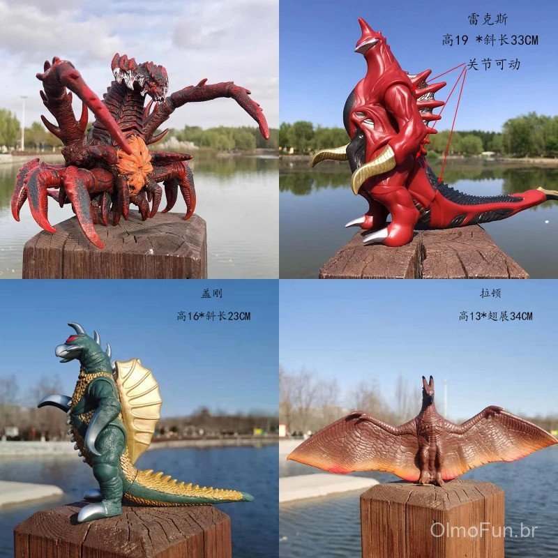 Nova série de bonecos de ação do Godzilla em estilo moderno, bonecos da série Godzilla VS monstros, decorações e brinque