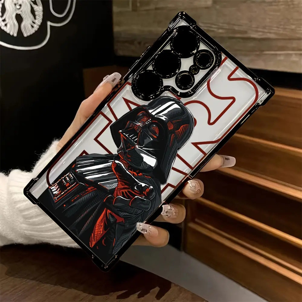 Capa de Telefone Fun Star Mandalorian Star Wars, adequada para Samsung Galaxy S25, S24, S23, S22 Fe Ultra Plus 4g, versã