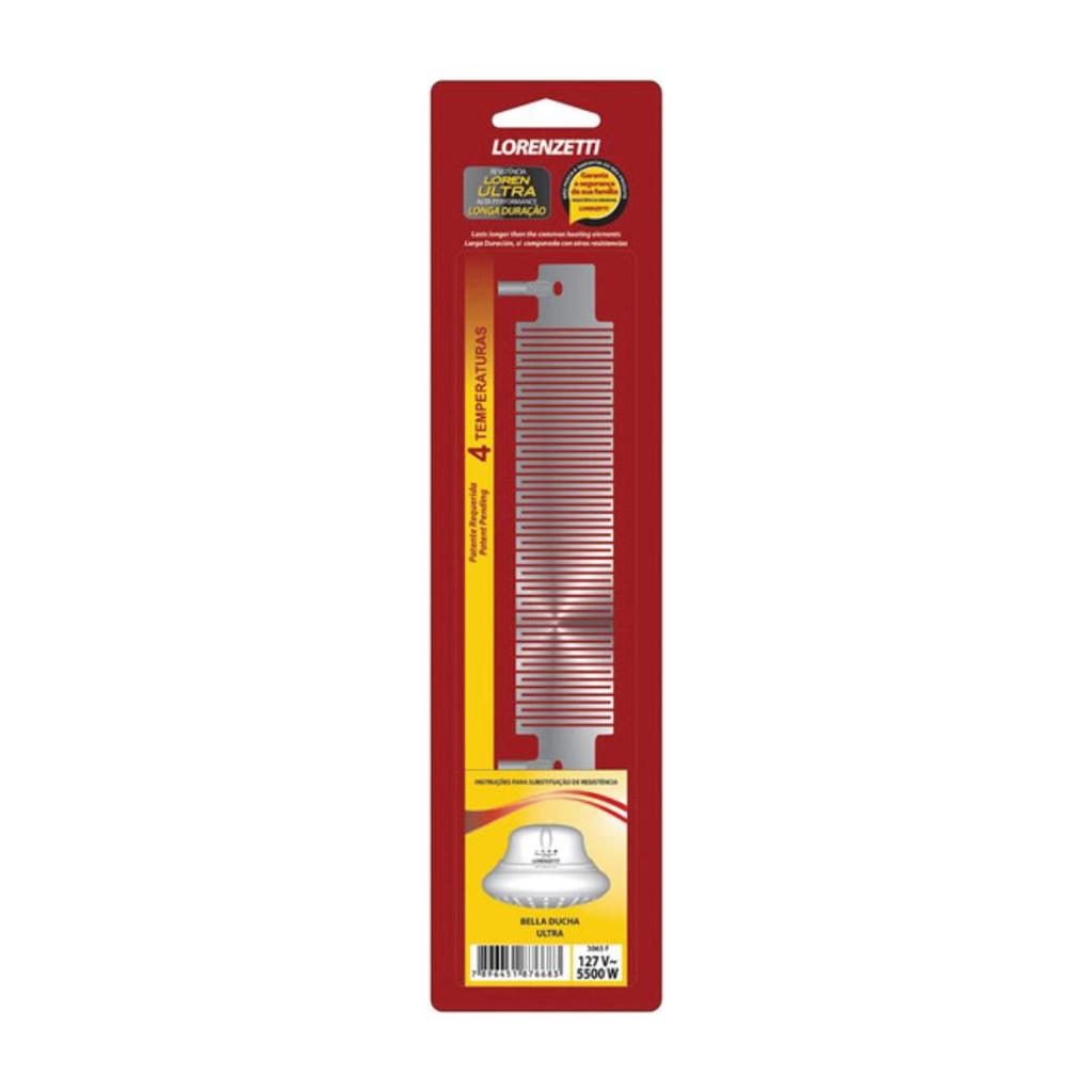Resistência Lorenzetti Bella Ducha Ultra 127V 5500W 3065-F