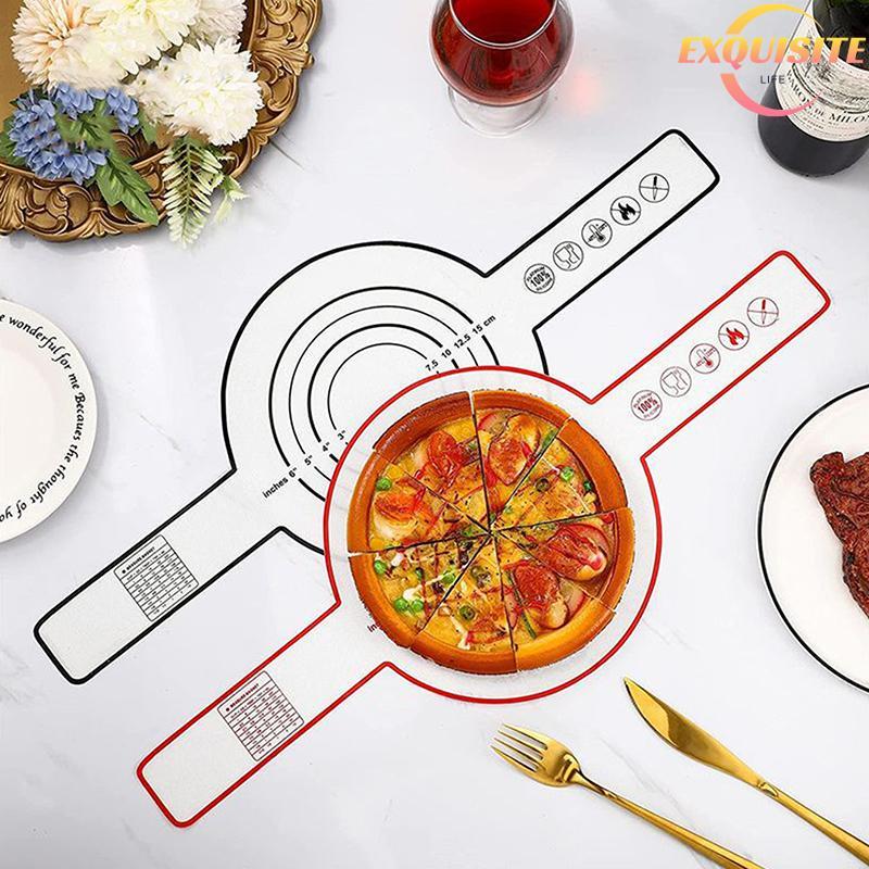 [EL-t] 1 Peça Tapete De Cozimento De Silicone Alça Longa Estilingue Não-Sti Almofada De Amassar Pão Transferência De Mas