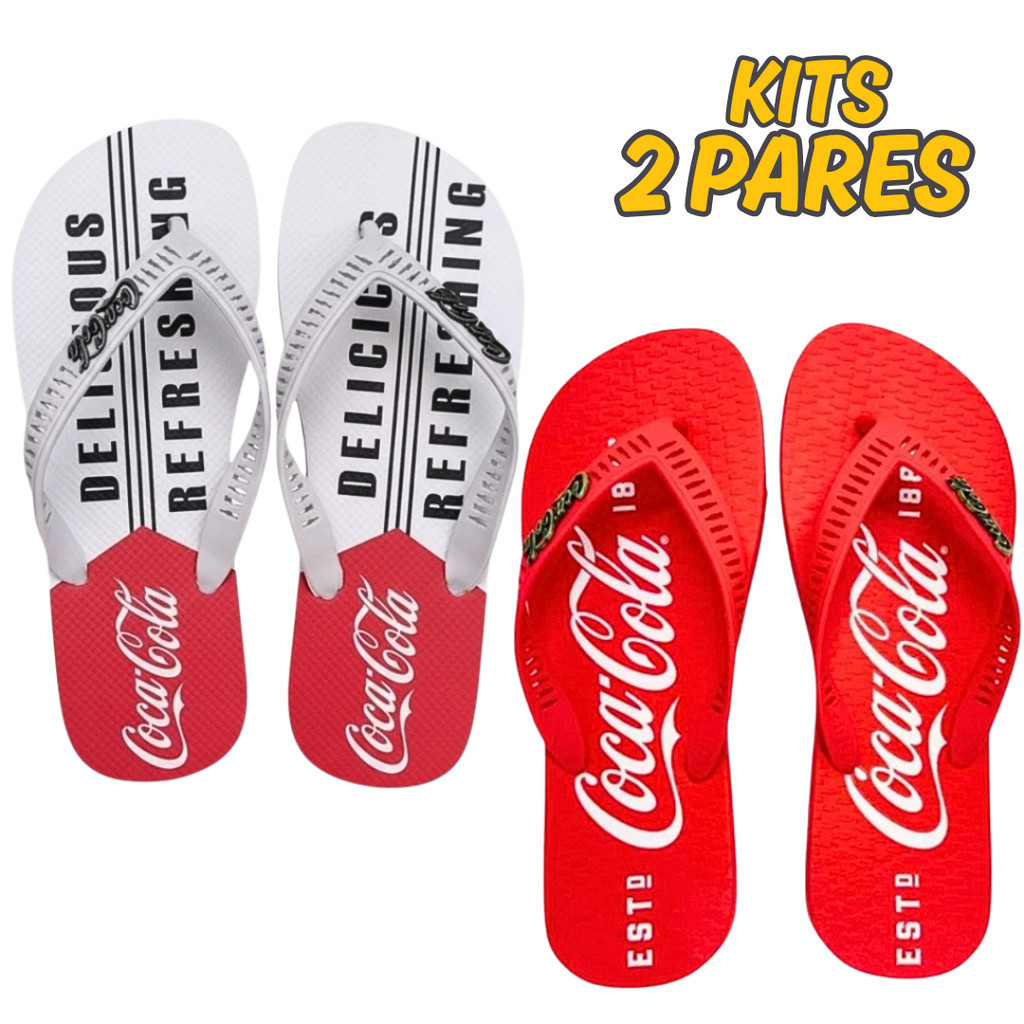 Kit 2 Pares Chinelo Masculino Estampado Super Macio Confortável Antiderrapante Oferta 37 ao 44