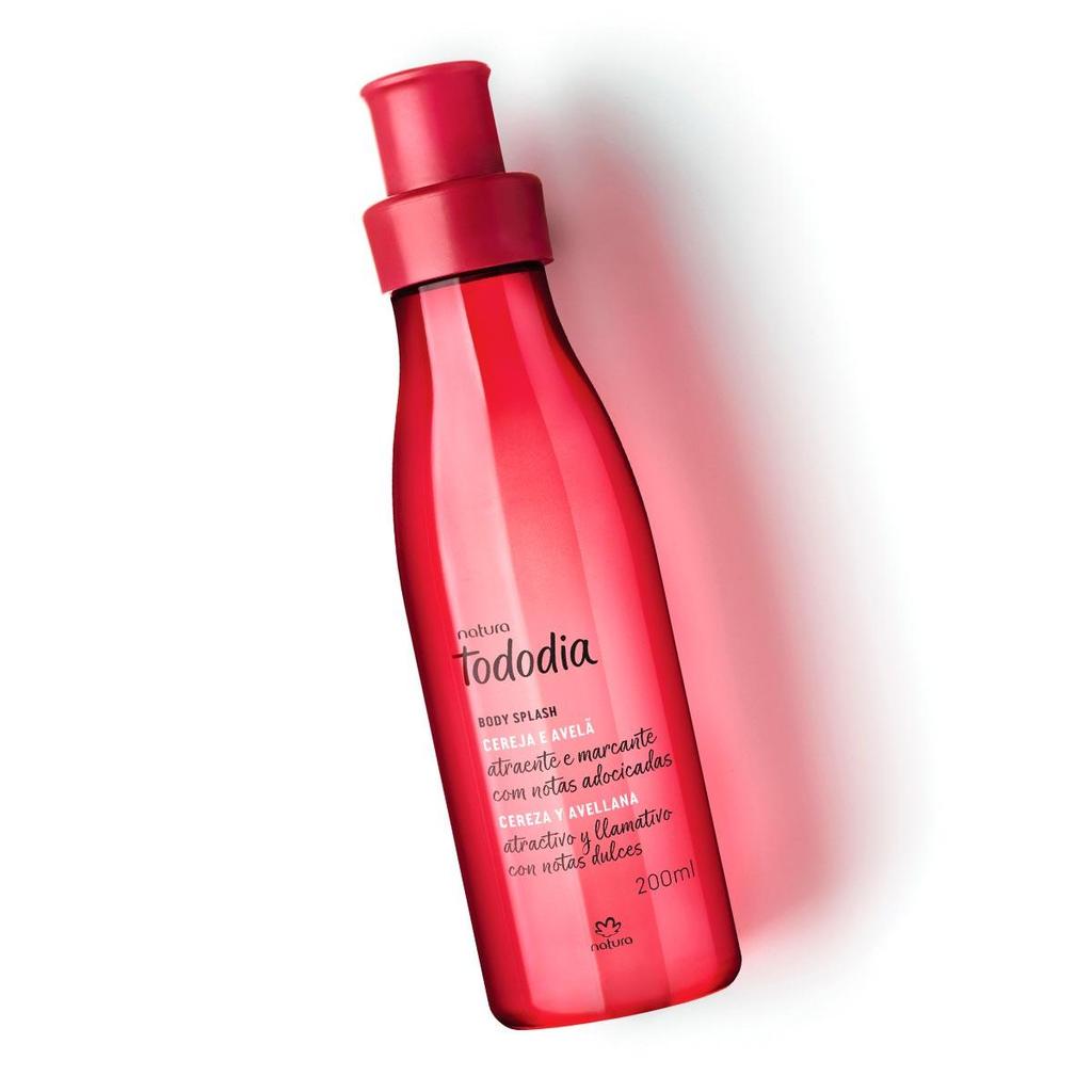Body Splash Desodorante Colônia Tododia Cereja e Avelã 200ml