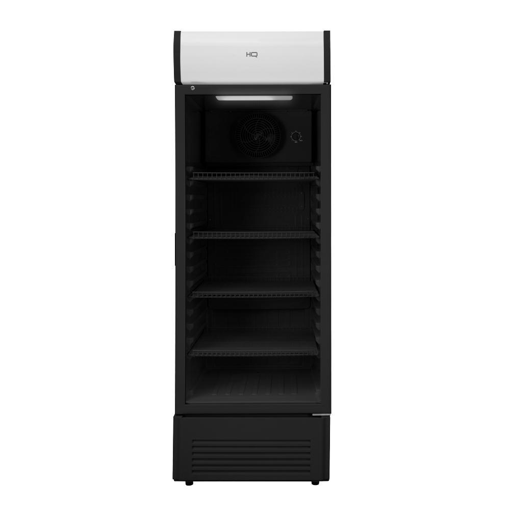 Refrigerador Expositor Vertical HQ 509 Litros Porta de Vidro Duplo Iluminação LED Preto HQ-509REVPVX
