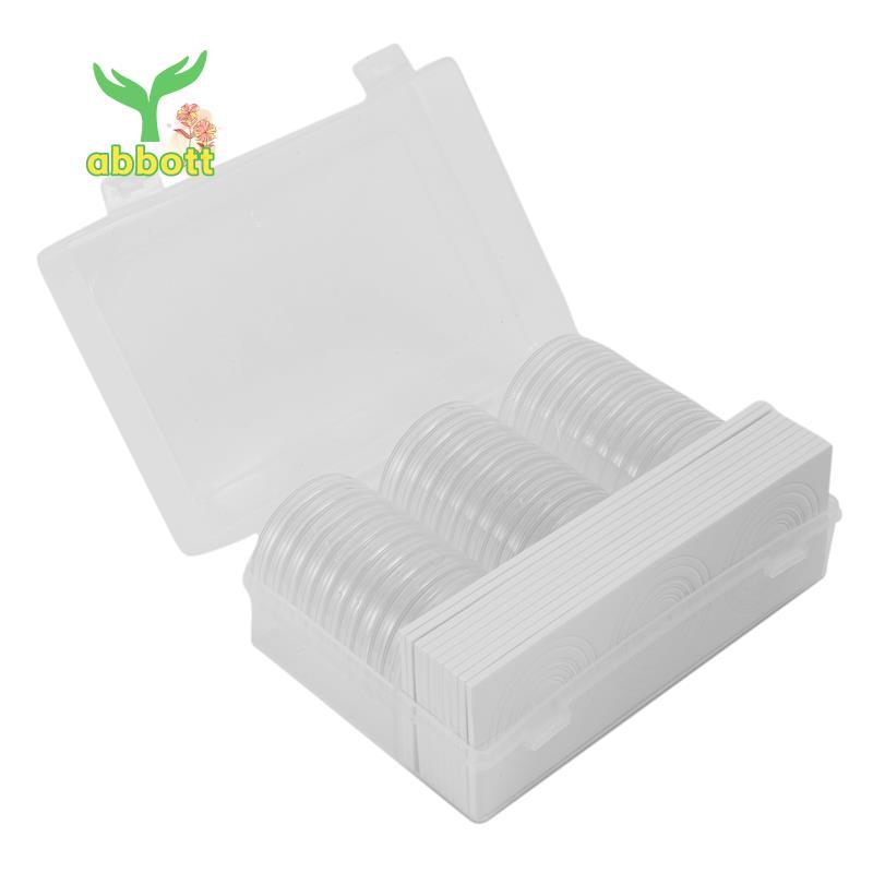 [Quick A] Suporte Para Cápsulas De Moedas De 46 mm E Caixa Protetora Porta-Suprimentos De Coleção (8 Tamanhos , 30 Peças