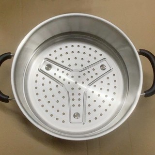 Vaporizador com alça Anti-escaldante com diâmetro interno Panela de sopa de 22 cm Vaporizador de aço inoxidável 304 Grad