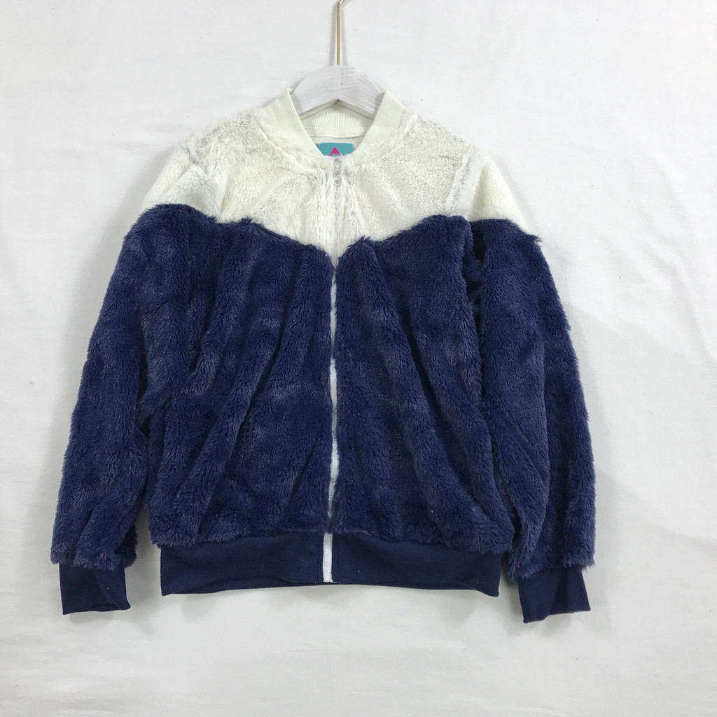 12-18 anos de idade comércio exterior roupas infantis bebê menina menina zíper Cardigan pele sintética jaqueta fina casa