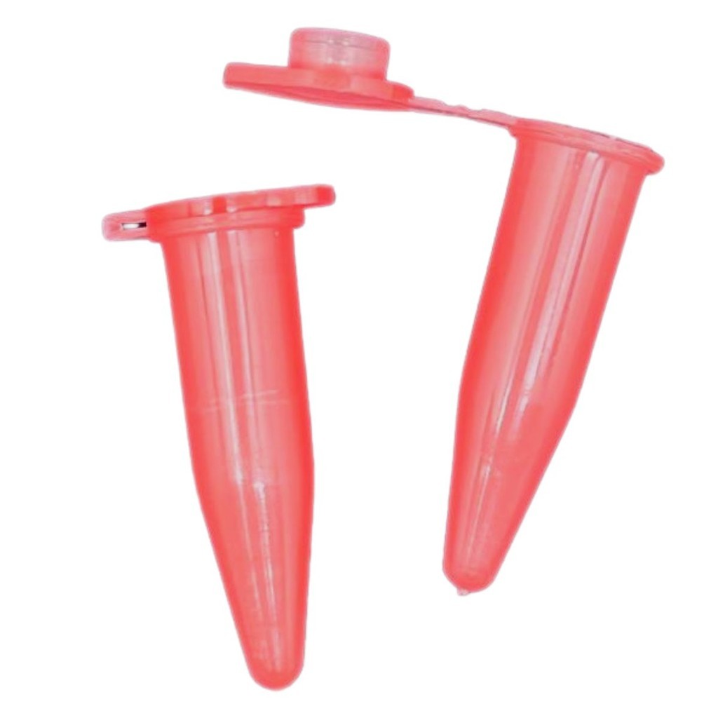 Microtubo 1,0ml Vermelho - 1000 Unidades