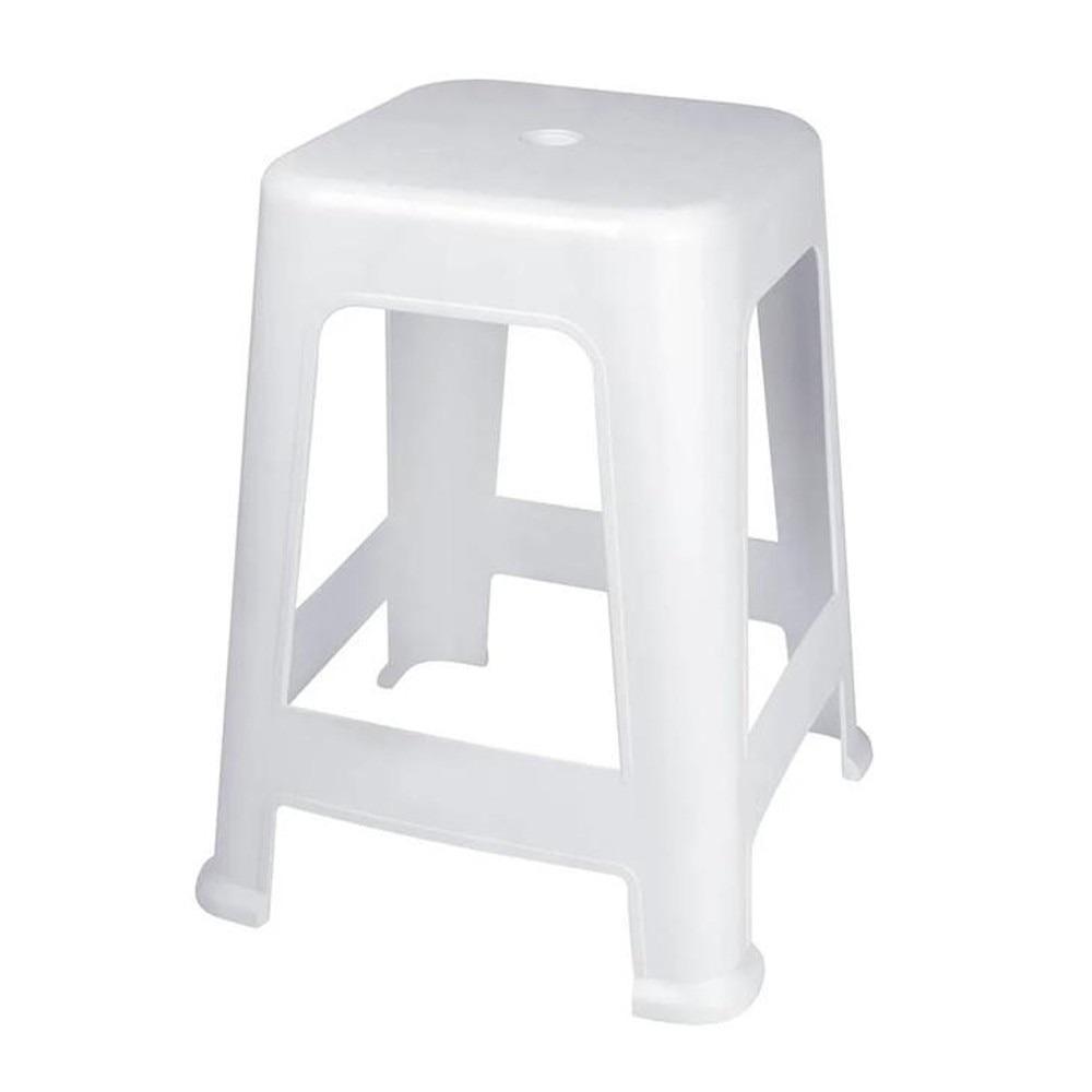 Banqueta Plástica Mor Bela Vista, Branca