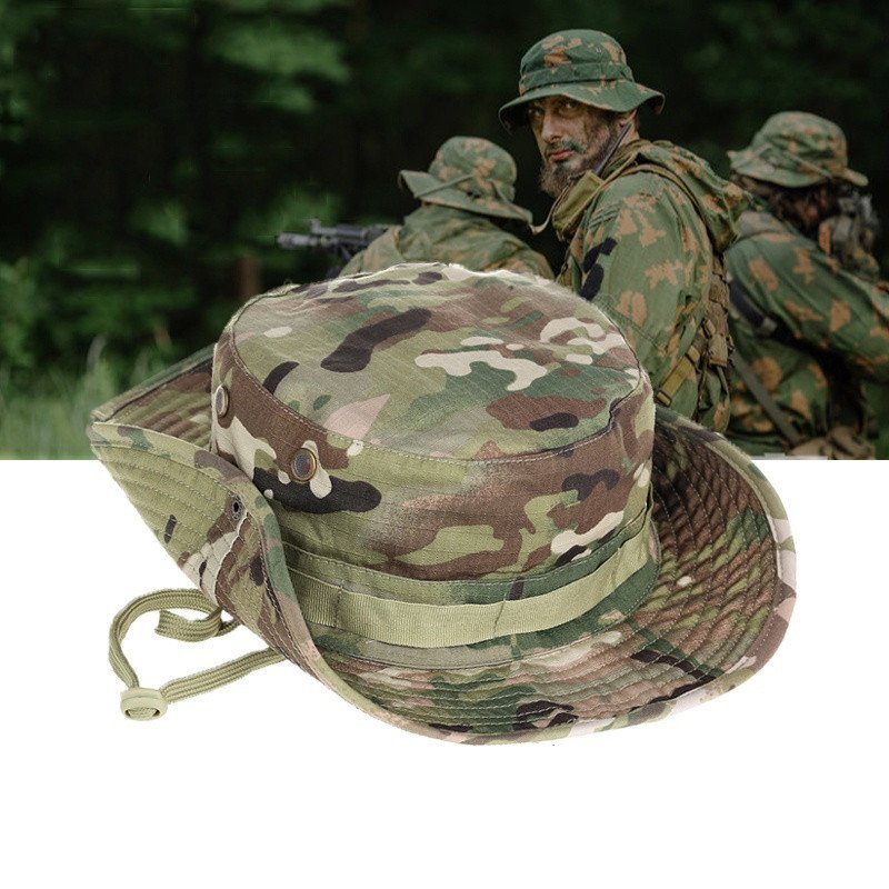 Chapéu Boonie, Chapéu Bucket para Atividades ao Ar Livre, Caça, Caminhada, Escalada, Camping, Proteção Solar para Pescad