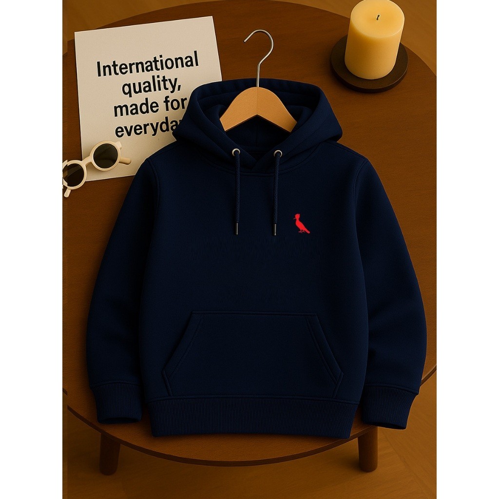 Moletom Infantil Reserva Blusa de Frio Canguru Moletom Premium Com Capuz Flanelado 100% Algodão