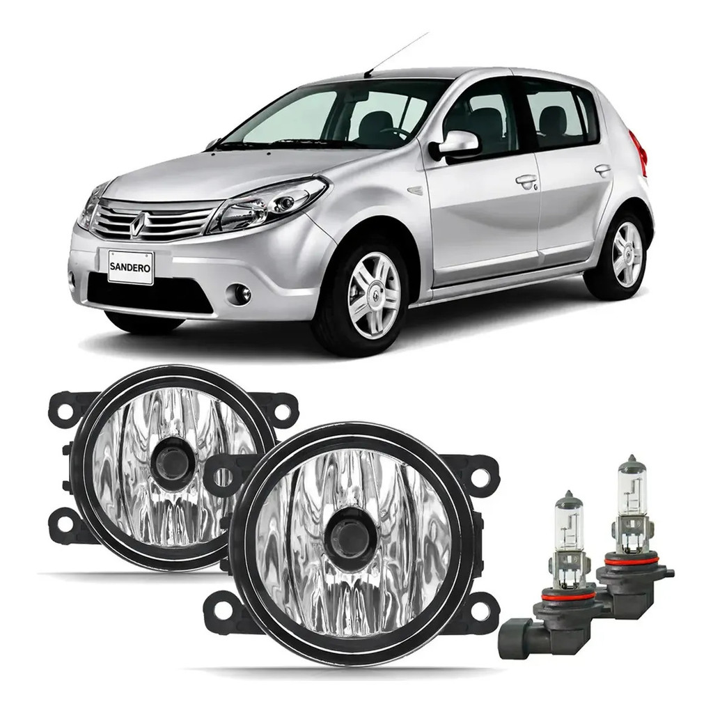 Par Farol Milha Sandero 2008 2012 2013 Led