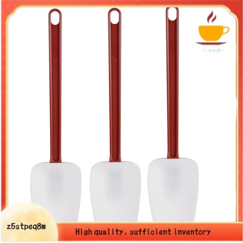3 Pçs Espátulas Silicone Resistente Ao Calor Espátula Raspador De Borracha De 10 Polegadas , Uso De Cozinha B