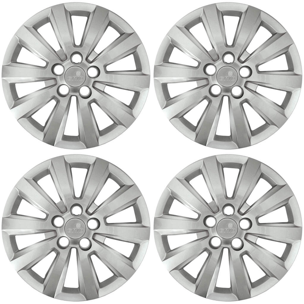 Calota Aro 15" cor Prata Modelo Fox/Space/Polo 2014 (Jogo c/ 4 Calotas) Grid - 119CP-PTA-E