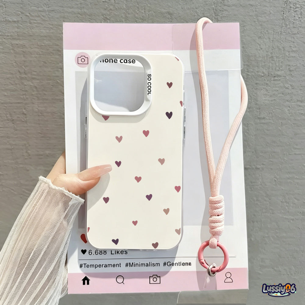 Capa À Prova De Choque Com Cordão Para Samsung A56 A36 A55 A17 A07 A54 A16 A15 A05S A34 A35 A32 S24 Plus Protetora De Co
