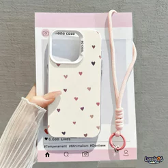 Capa À Prova De Choque Com Cordão Para Samsung A56 A36 A55 A17 A07 A54 A16 A15 A05S A34 A35 A32 S24 Plus Protetora De Co