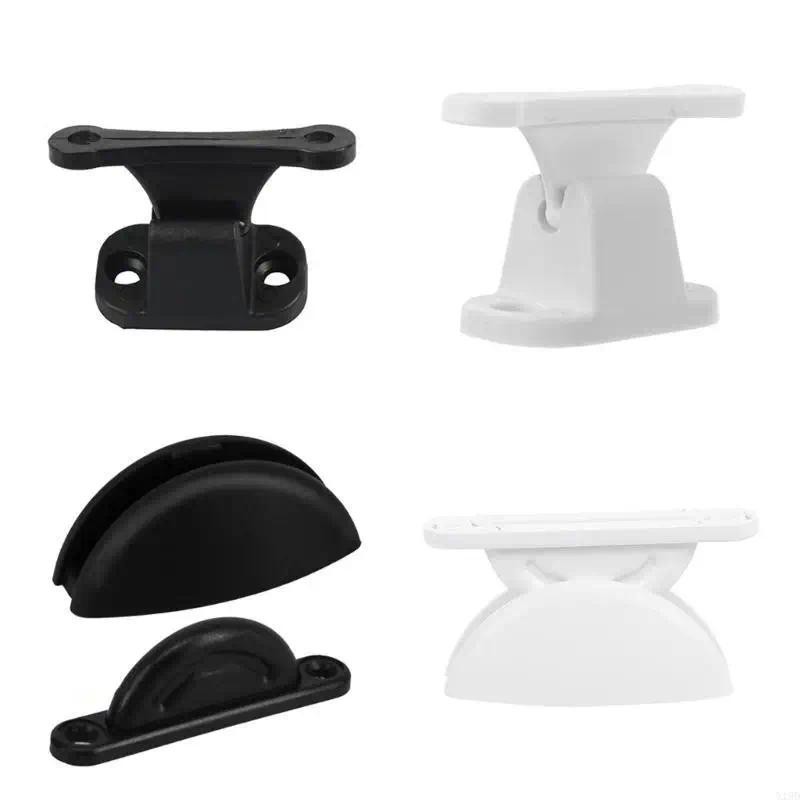 X13D Pacote De 2 Travas De Montagem De Porta De Náilon Limitador Para Campistas Motorhomes Caravanas Uso Interior Instal