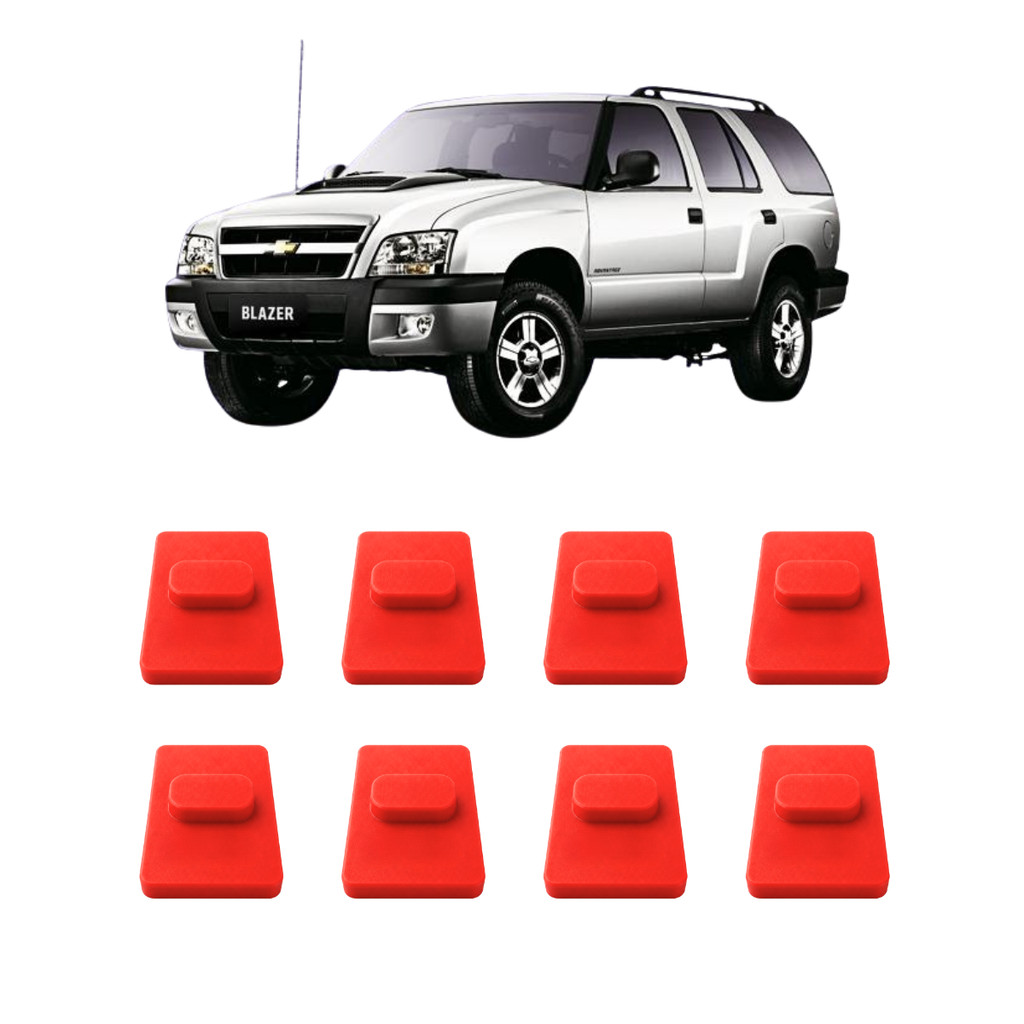 Kit Bucha Pu Separador Feixe Mola Blazer 2001 A 2011
