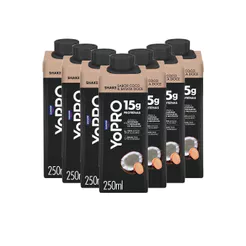 Kit 7 YoPRO Bebida Láctea UHT Coco com Batata-Doce 15g de proteínas 250ml