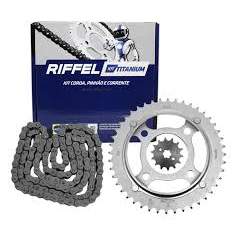 KIT RELAÇÃO CG 125 CARGO/ TITAN/ FAN (2000 A 2008) - RIFFEL TITANIUM — imagem 2 de 2