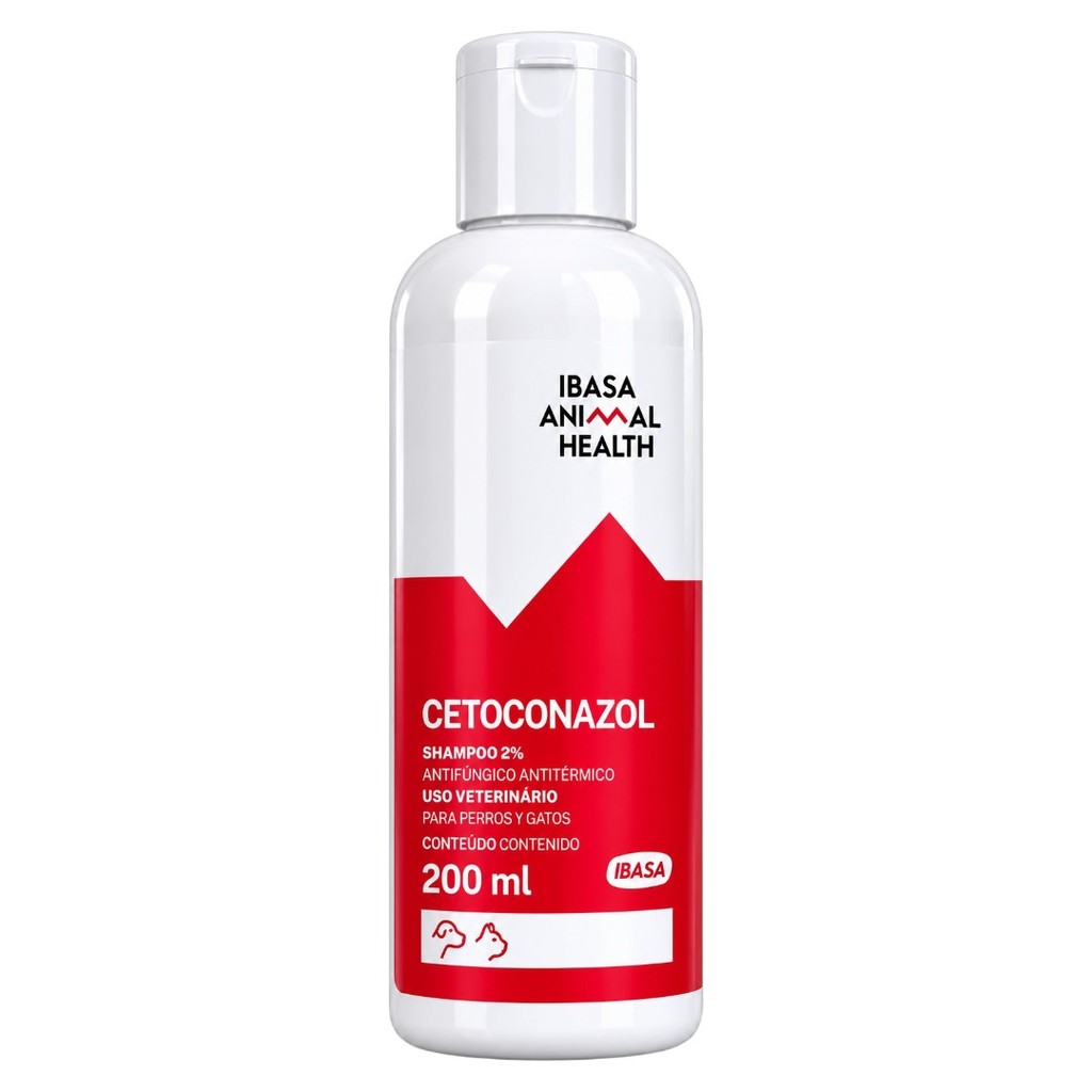 Shampoo Cetoconazol Ibasa 200ml Veterinário