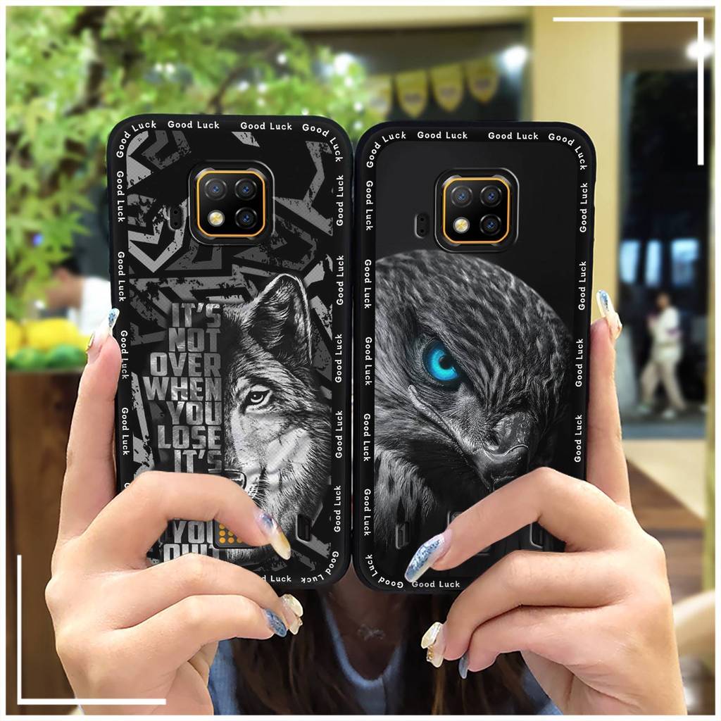 Capa De Telefone Envoltório Completo Anti-Queda Para Doogee S95 Desenho Animado Protetor À Prova De Choque TPU D'água Si