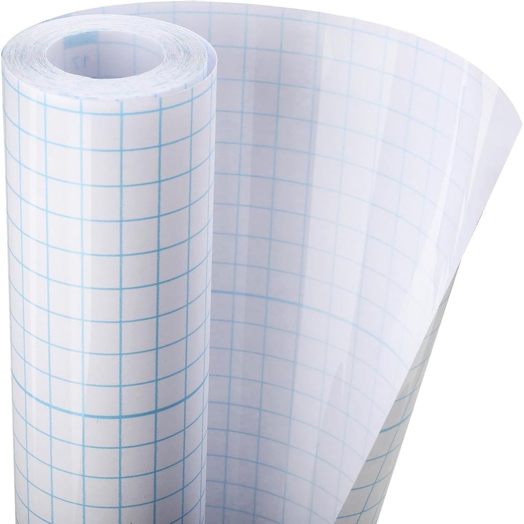 KTRIO Self Adhesive Laminating Roll 12" x 30FT, Self Laminating Sheets for Stickers, Clear Laminating Film, Transparent