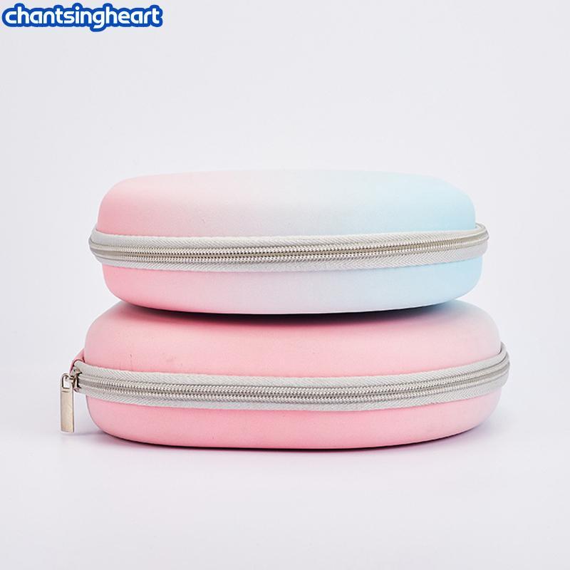 CHANT Bolsa De Armazenamento De Fone De Ouvido , Cor Gradiente , EVA , PU , À Prova D'água , Capa Protetora , Caixa De T