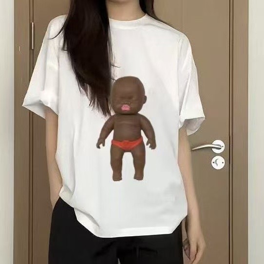 Camiseta Natasha de Manga Curta Divertida que Muda de Cor com a Temperatura, Camiseta Natasha Engraçada que Muda de Cor,