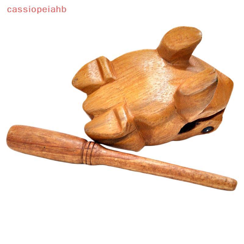 (cassiopeiahb) Luy Tailândia Madeira Artesanato Tradicional Croking Instrumento Musical Home Office Desk Decor Frog Craf