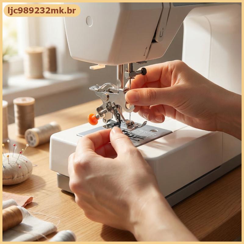 [MYBR] Calcador De Babado Plissado Máquina De Costura Universal Para Tecido Fino Em Camadas Que Faz Saia De Vestido [WEL