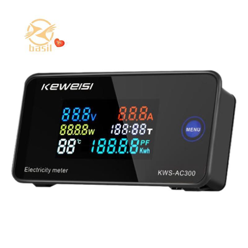 [Desconto B] KEWEISI , KWS-AC300 Voltímetro Digital AC 50-300V Tensão 45-65Hz Medidor De Energia LED Wattímetro 0-10A De