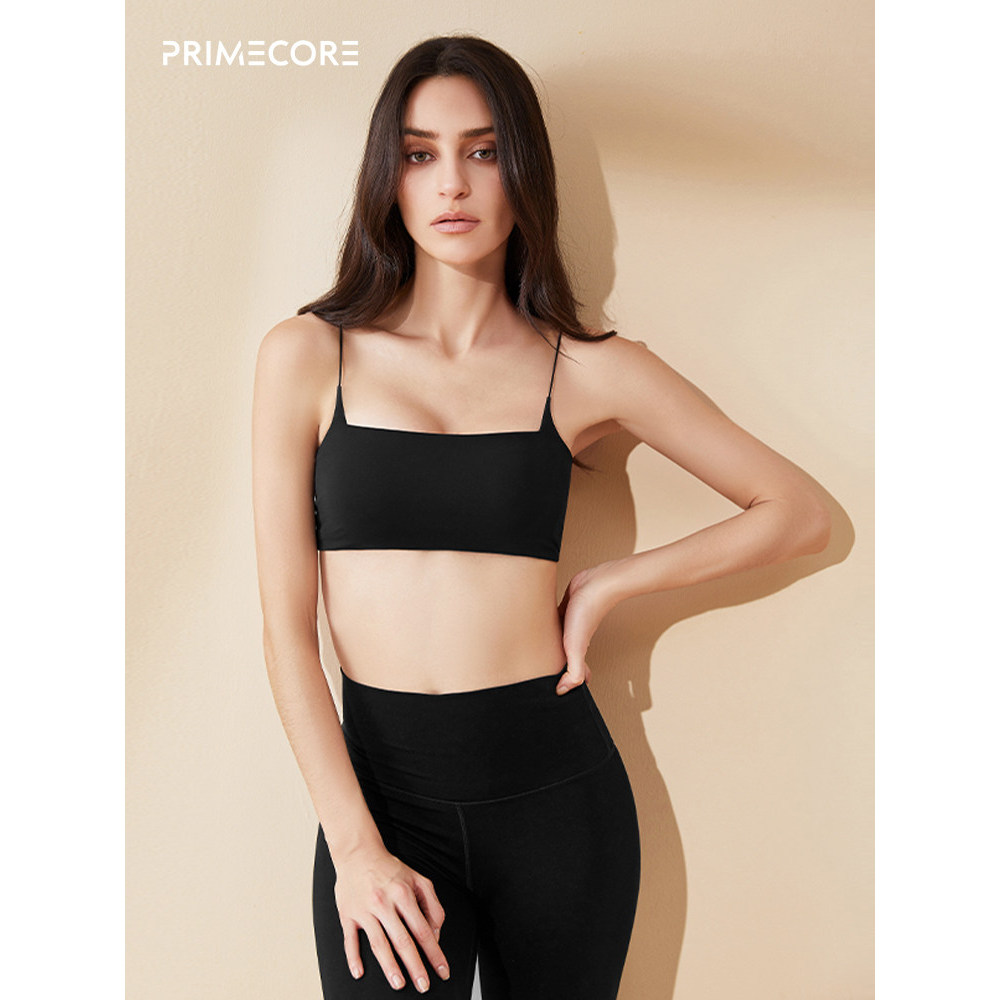 PRIMECORE 丨 Cloud Wrap Series Pescoço Quadrado Fino Sling Sutiã Esportivo Yoga Colete Feminino SBW9-FNS
