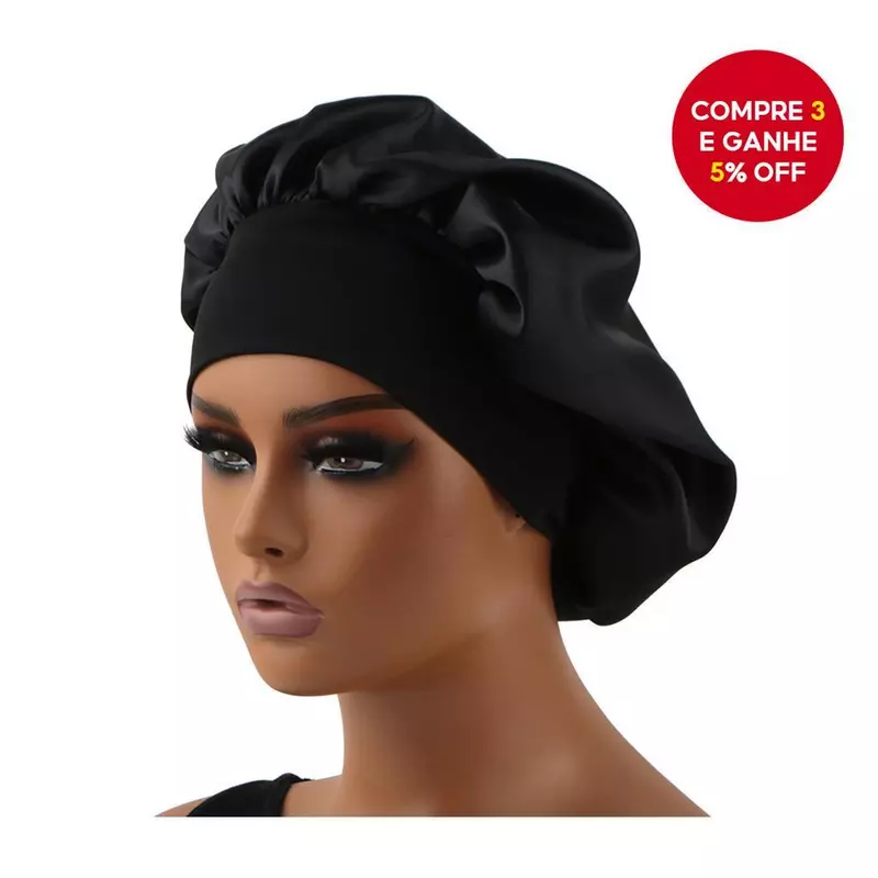 Durma com Estilo: Gorro de Seda por R$6! 🌙