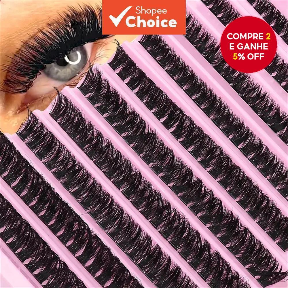 Cílios Individuais D Curl 200 Unidades , Comprimentos Mistos Profissionais De 8-16 Mm , Recarga De Para Camadas , Aparên