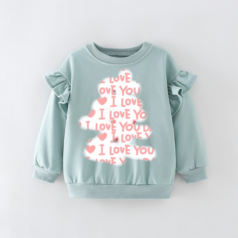Meninas primavera outono roupas do bebê moletom de manga comprida crianças doce camiseta meninas morango camiseta fungo 