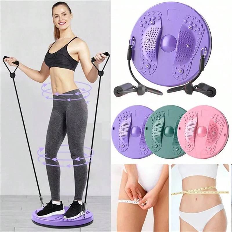 AACAR BodyBuilding Fitness Twist Cintura Disco Treinador De Saúde Equipamento De Placa De Equilíbrio Emagrecimento Ginás