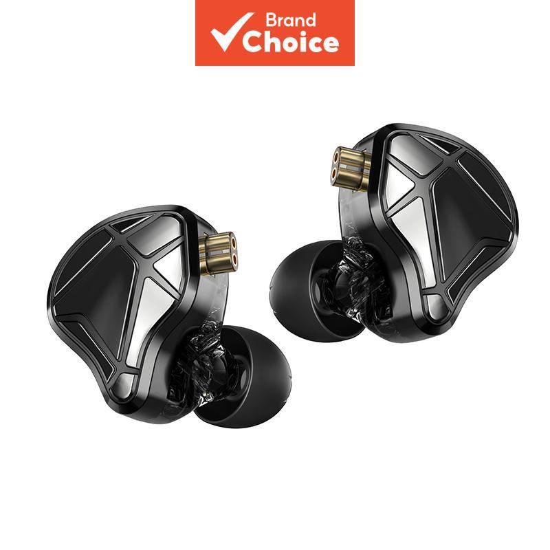 KZ Axas Fps Fones De Ouvido Para Jogos IEM Dsp Placa De Som Duplos Com Microfone
