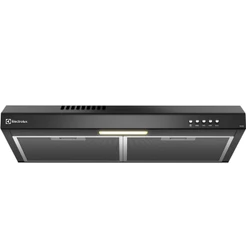 Depurador de Ar 60 cm Luz LED e Filtragem Dupla Preto DE6SB Electrolux