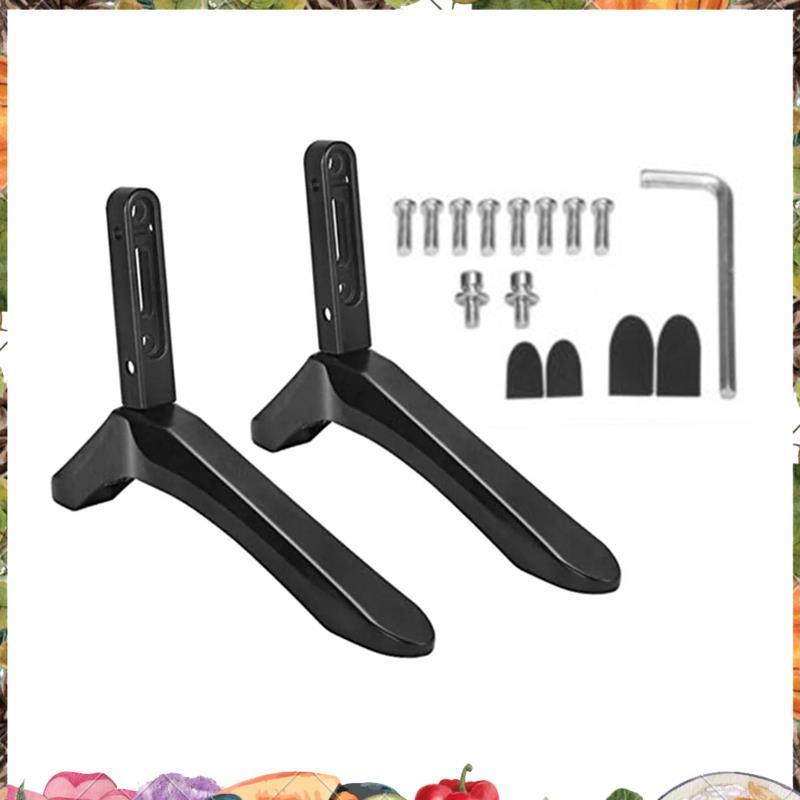 Aço Universal Para Suporte De Pedestal De Base De TV De 32-65 Polegadas Com Riser De Liga De Alumínio Telas LCD