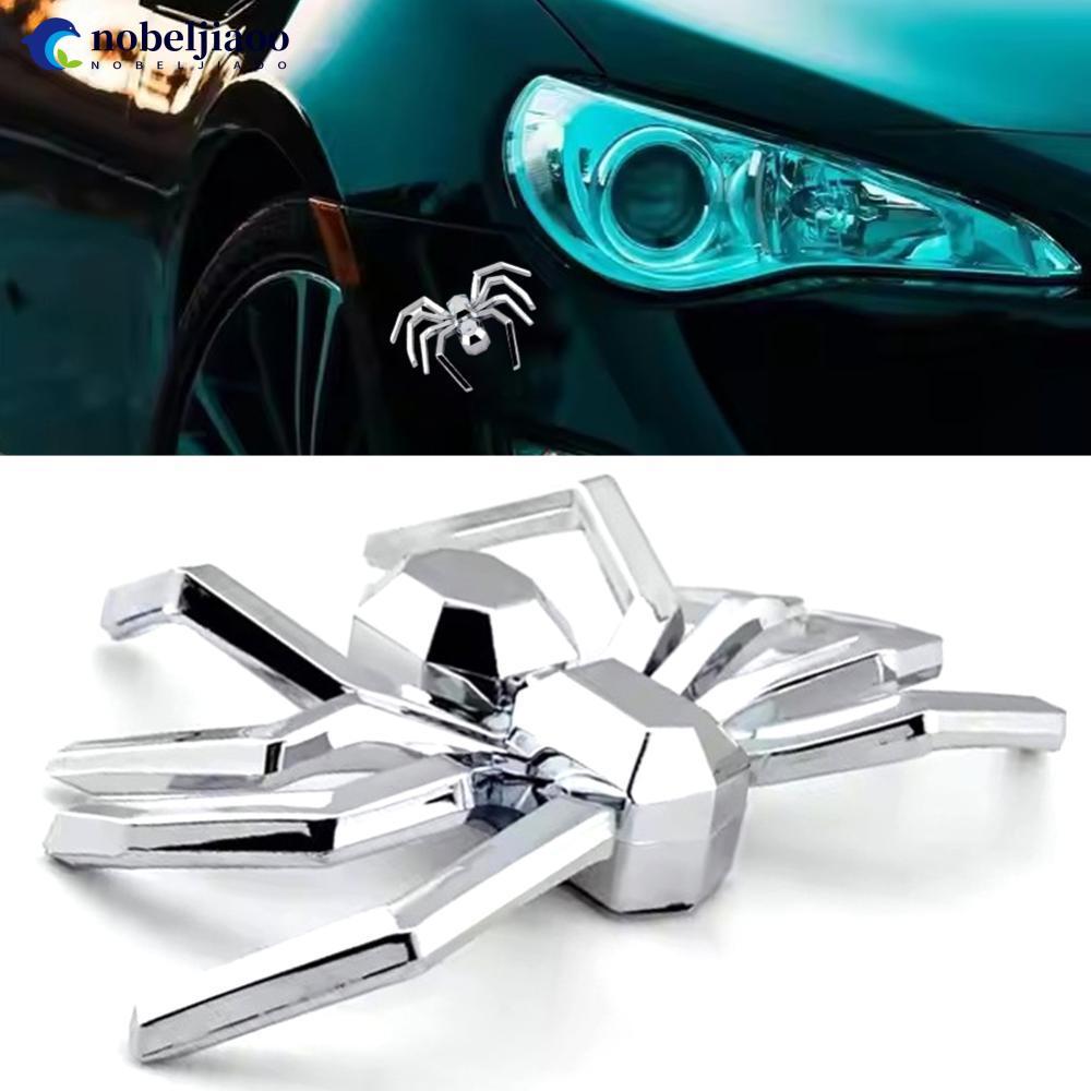 NOBELJIAOO 3D Criativo Carro Motocicleta Aranha Design Decalque Automotivo Scratch Adesivo Decoração F1W6