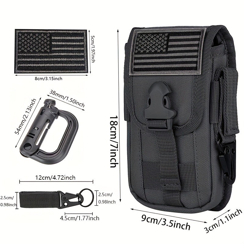 LUC Capa De Telefone Multifuncional , smartphone , Acessório MOLLE , Cinto/Pacote De Cintura , Adequada Para Telefones D