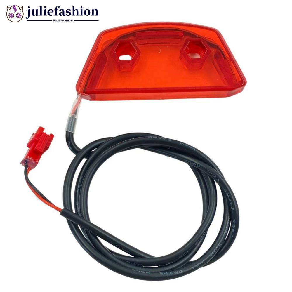 JULIEFASHION Scooter Elétrico Lanterna Traseira Lâmpada Luz De Freio Advertência Peça De Substituição Plug & Play Para K