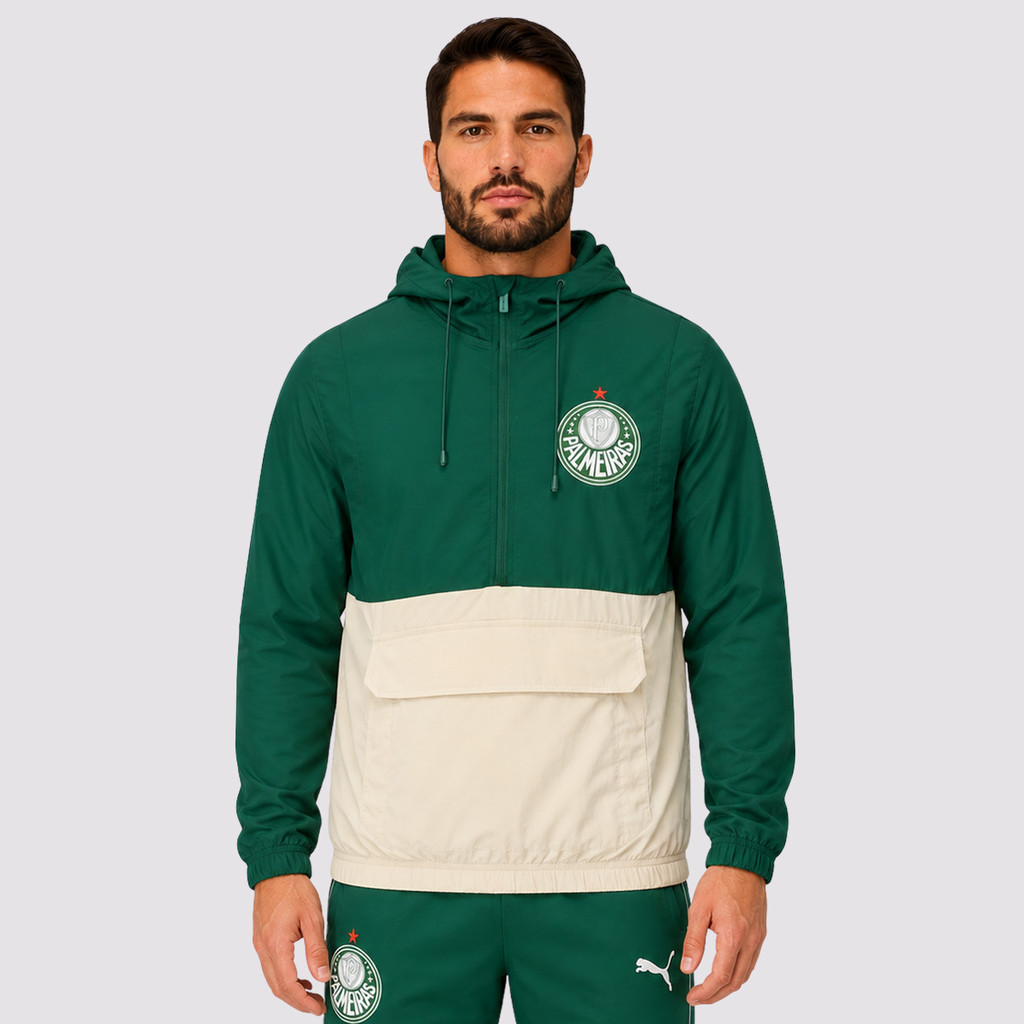 Jaqueta Palmeiras Corta Vento Poliamida Packable III Verde